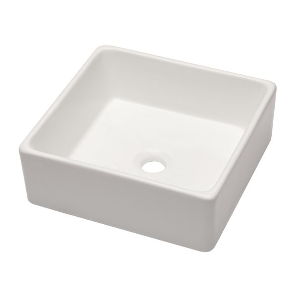 Ceramic Basin Single Bowl Sink for Bathroom Porcelain  Sanitary Household Countertop Wash Basin