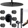 16 Inch Matte Black Round Rain Shower.jpg 800x800