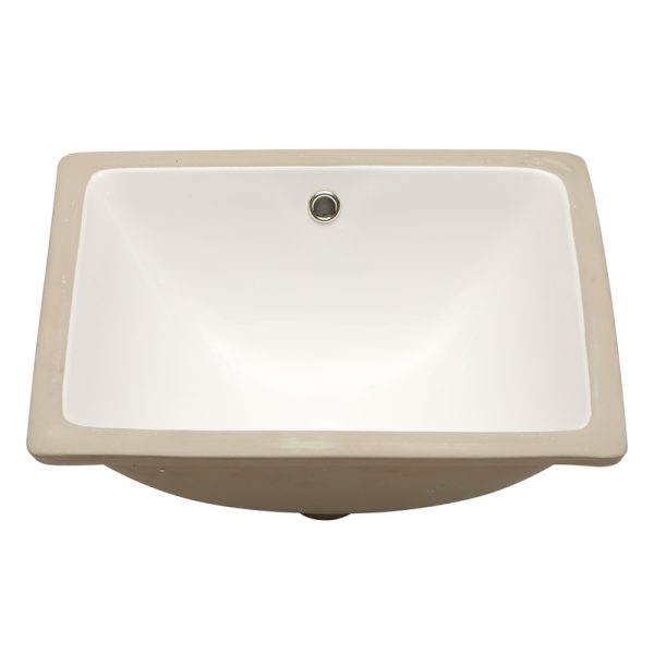 Rectangular Ceramic Basin  Under Counter Wash Hand Basin Sink for Bathroom
