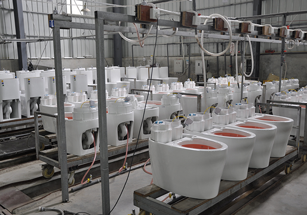 Modern bathroom european Smart toilet water saving automatic bidet wall hung smart toilet China Smart Toilet Manufacturers Factory Toilets Production Process Toilet flush test 1 Toilets Production Process-Toilet flush test