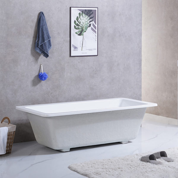 China Bathtub Manufacturer Competitive Price Skirted Adult Freestanding Acrylic Bath Tub KBT 1 1500 T1