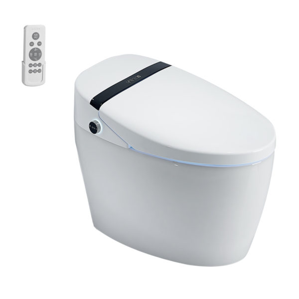 China smart toilets manufacturer wholesale cheap price bathroom automatic sensor flushing electric one piece smart toilets