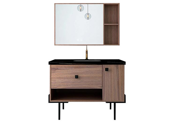luxury italian bathroom furniture vanity Floor standing Retro bathroom vanity cabinet from china supplier