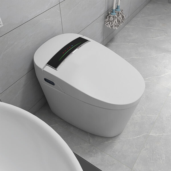 China smart toilet supplier factory directly wholesale electronic modern house bathroom water saving one piece smart toilet – Image 4
