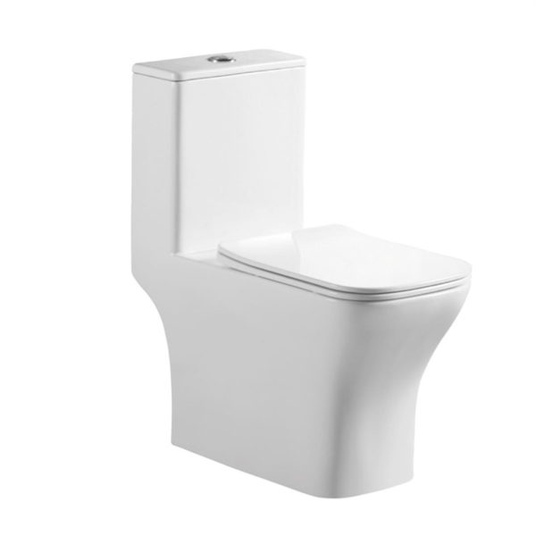 China toilet manufacturer bathroom sanitary ware white glazed one piece toilets 1 8617