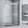 Individuell gestaltete 10 mm rahmenlose 2-teilige Faltwand für Badezimmer, einzelne Glasschiebetüren für die Dusche MP2222