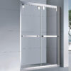 Custom design 10 mm frameless 2 panel bifold bathroom screen single sliding glass shower doors MP3022