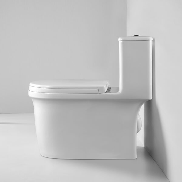 Wholesale Cheap Modern Hotel Sanitary Ware Water Closet Bathroom Wc Toilet P Trap Ceramic One Piece Toilet - Image 4