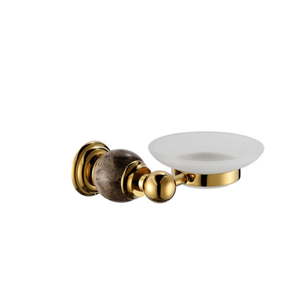Bathroom accessories classic design chrome brass bathroom finish square soap dish holder - Imagen 5
