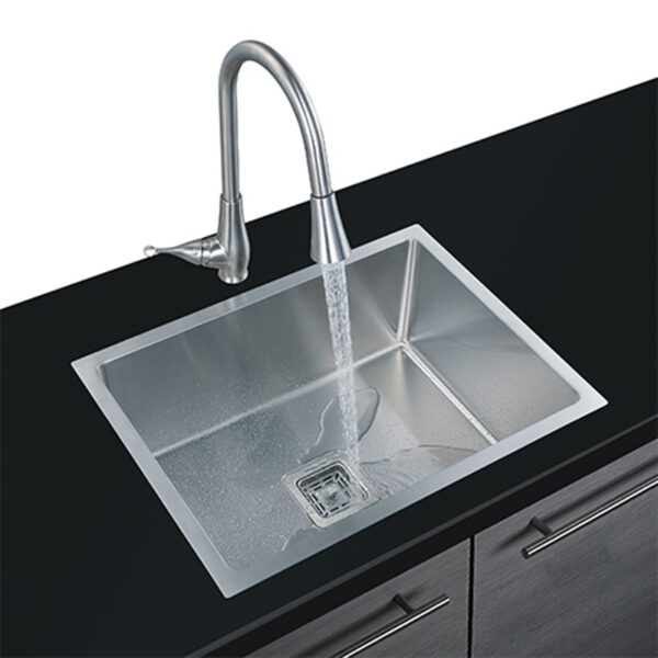 Durable Under Kitchen Sink Stainless Steel Single Bowl Modern Square Brushed Farmhouse Kitchen Sinks - Imagen 13