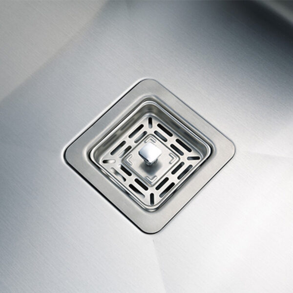 Durable Under Kitchen Sink Stainless Steel Single Bowl Modern Square Brushed Farmhouse Kitchen Sinks - Imagen 11
