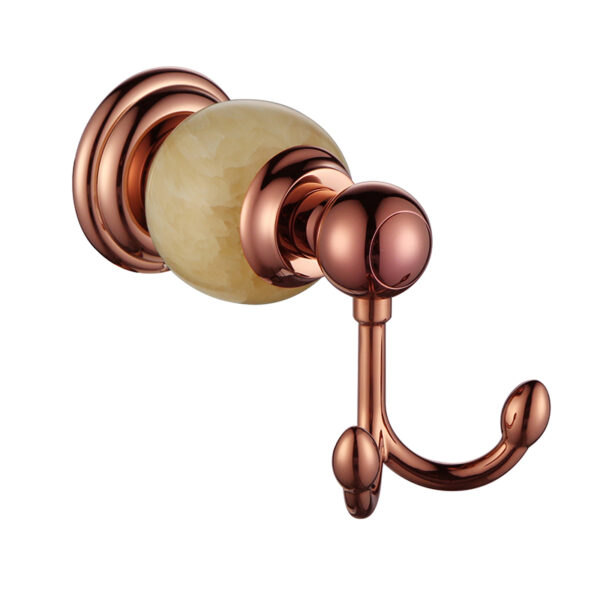 Factory price wholesale modern bathroom accessories wall mounted bath hardware coat hook double robe hooks - Image 3