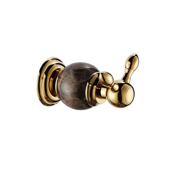 Factory price wholesale modern bathroom accessories wall mounted bath hardware coat hook double robe hooks - Image 5