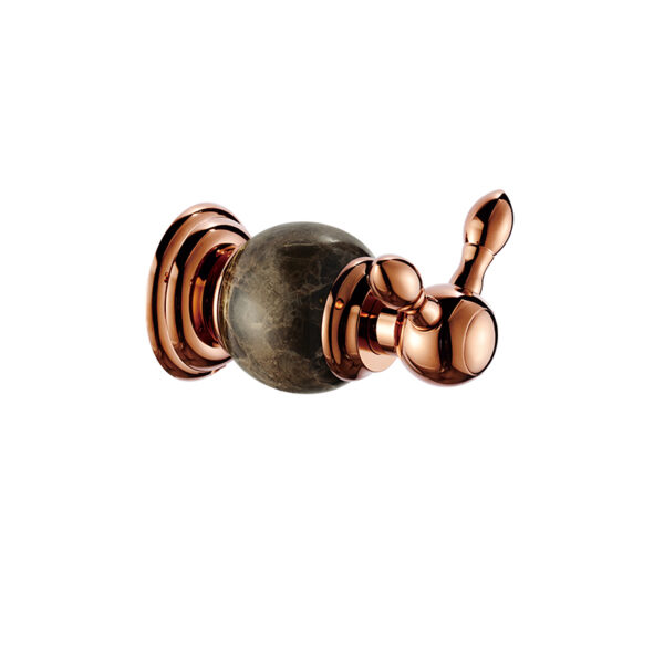 Factory price wholesale modern bathroom accessories wall mounted bath hardware coat hook double robe hooks - Image 6