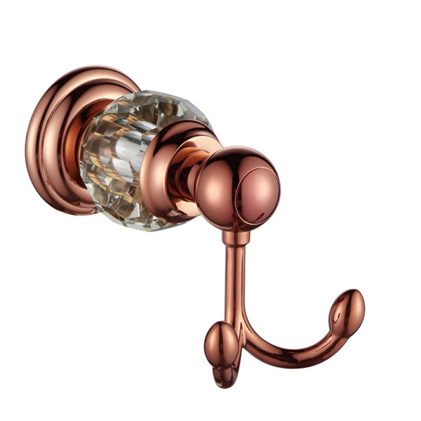 Factory price wholesale modern bathroom accessories wall mounted bath hardware coat hook double robe hooks - Image 7