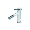 Grifos de lavabo de cromo blanco de alta calidad que ahorran agua, grifo de latón extraíble para lavabo MP 001