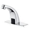 MOPO water saving sensor basin faucets single hole brass body chrome polished plating deck mounted sense faucets 3