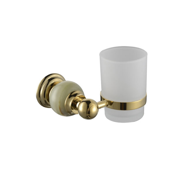 Modern luxury brushed square stainless steel bathroom accessories set - Image 6