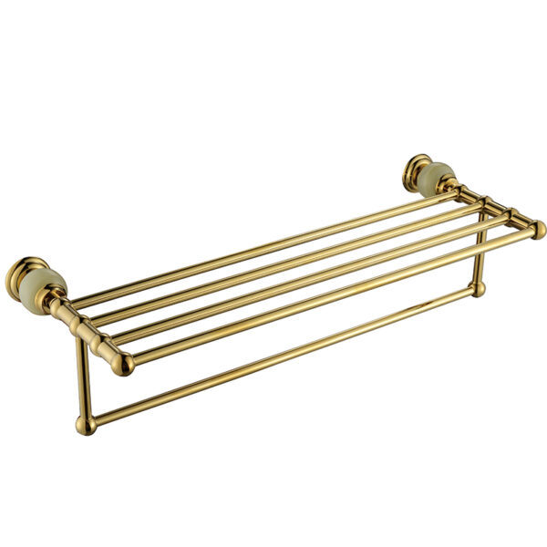 Modern luxury brushed square stainless steel bathroom accessories set - Image 13