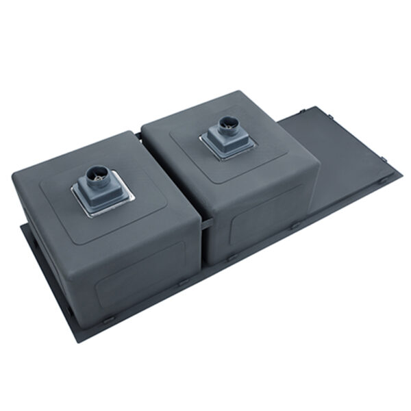 Sink Manufacturer Wholesale Rectangular Double Bowl Style Undermount Quartz Double Basin Home Stainless Steel Kitchen Sink With Draining Board – Image 10