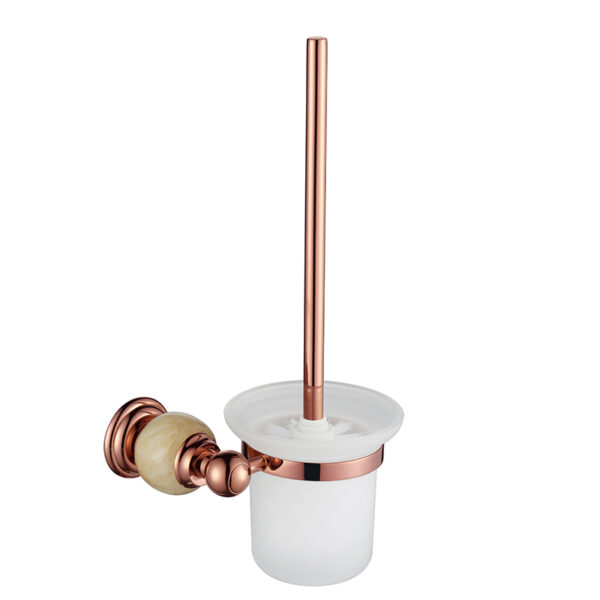 High quality bathroom accessories wall mounted stainless steel hotel bathroom accessories toilet brush holders - Image 4