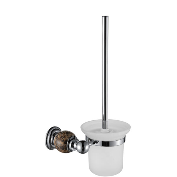 High quality bathroom accessories wall mounted stainless steel hotel bathroom accessories toilet brush holders - Image 5