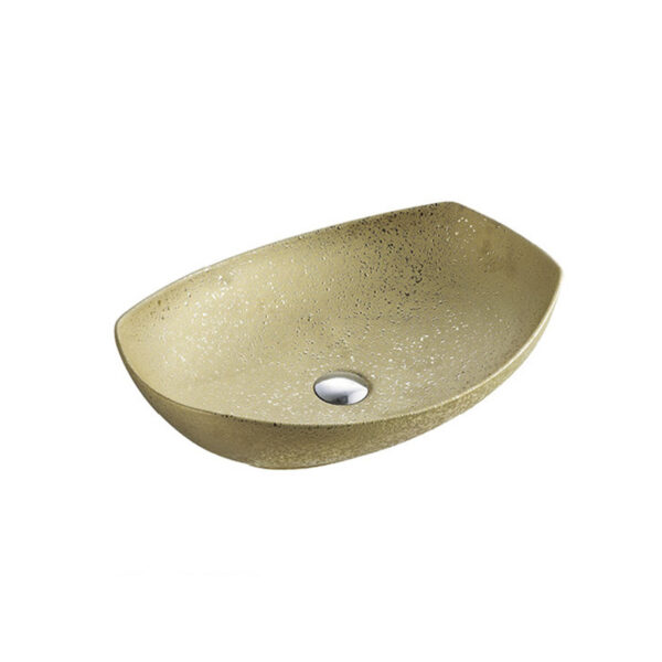 Foshan Sanitary Ware Manufacturers Wholesale Modern Round Slim Ceramic Bathroom Cabinets Art Basins – Image 3