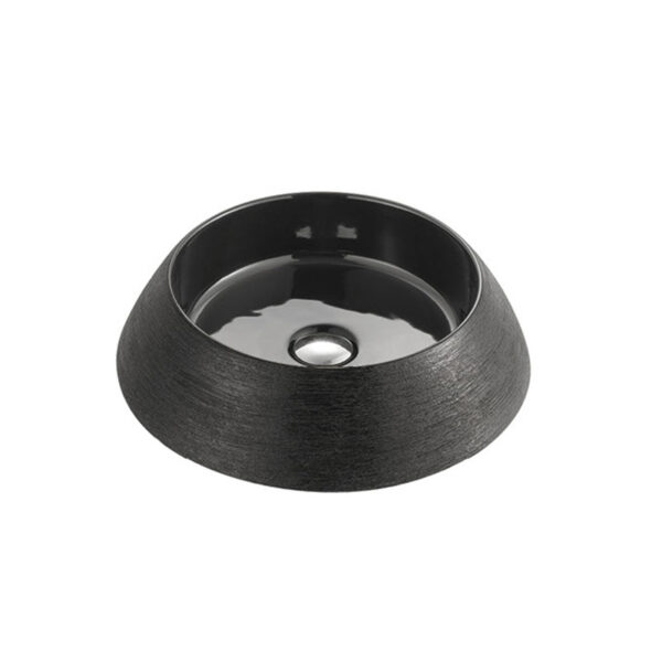 Foshan Sanitary Ware Manufacturers Wholesale Modern Round Slim Ceramic Bathroom Cabinets Art Basins – Image 5