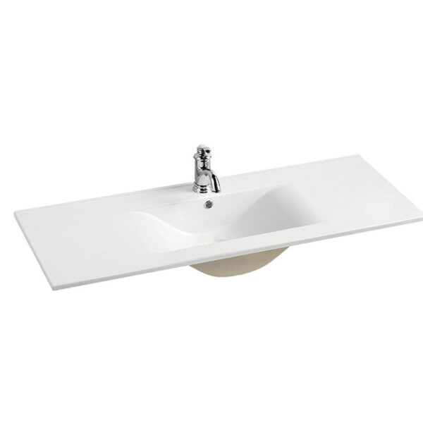 China manufacturer lavatory slim thin edge vanity bathroom cabinet wash basin TB014 120