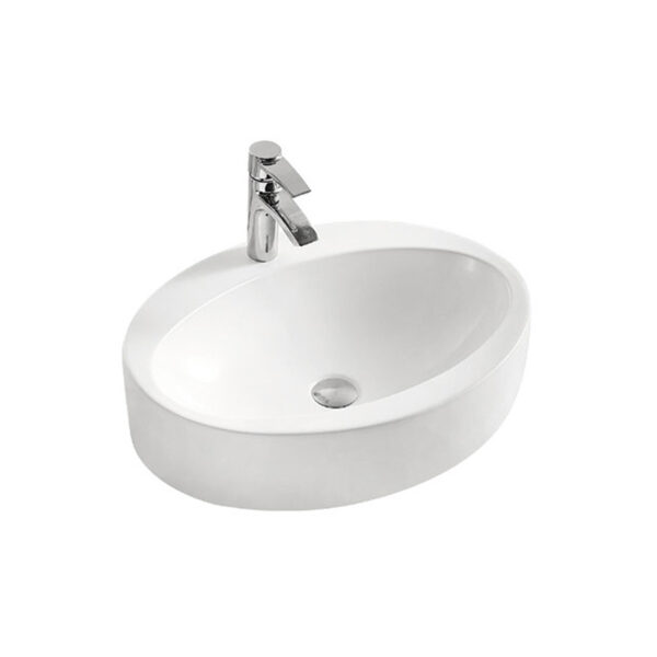 Hot Sell Round Circular Bathroom Basin Ceramic Counter Top Table Basin For Hotel Villa Bathroom Wash Basin – Bild 5