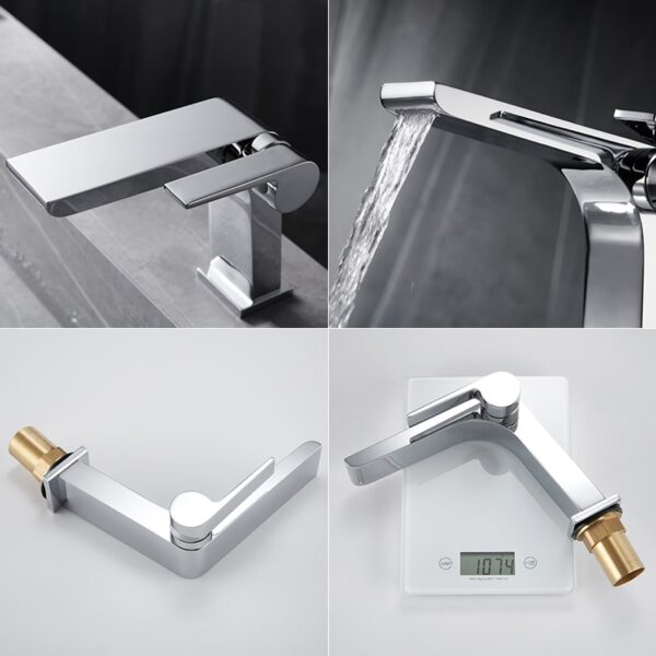 Lead-free bathroom faucet