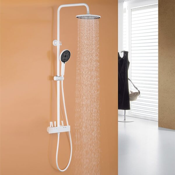 Shower set black