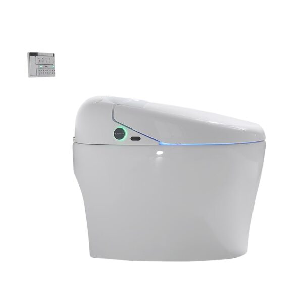 New design clean smart toilet in bathroom