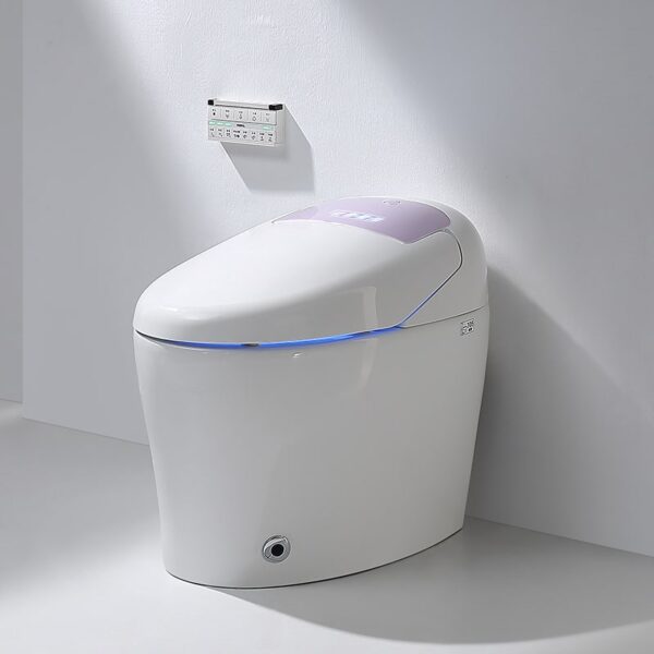 New design clean smart toilet in bathroom