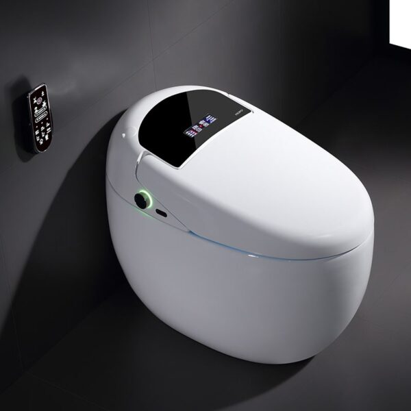 Inodoro inteligente eléctrico con descarga automática por sensor