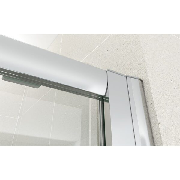 Aluminum alloy frame glass shower door