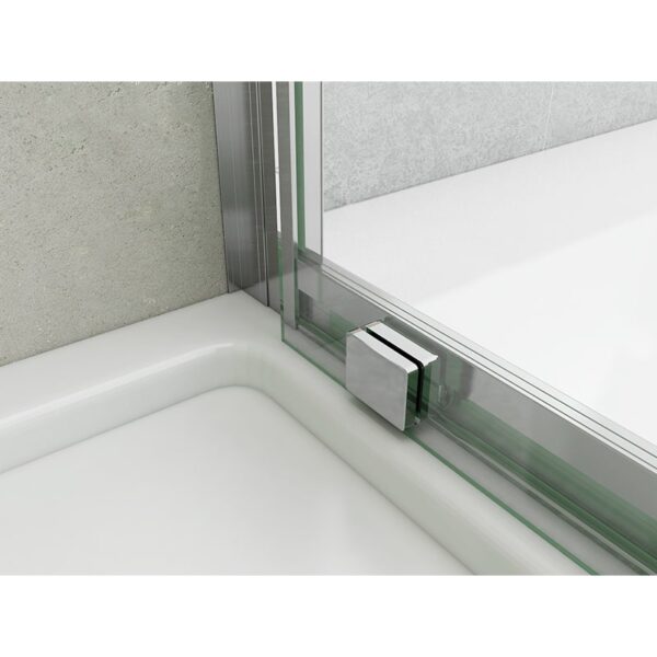 Aluminum alloy frame glass shower door