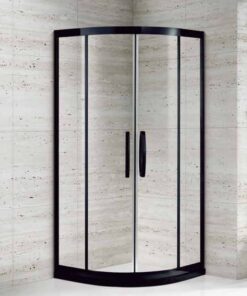 Sliding bathroom shower door