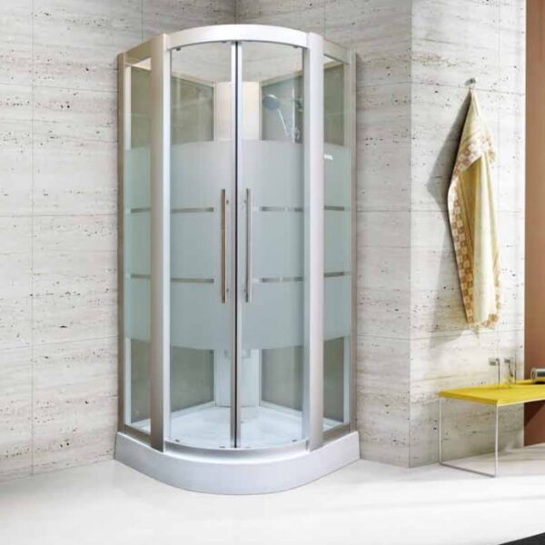 Tempered Glass Bathtub Pivot Shower Enclosure Shower Door