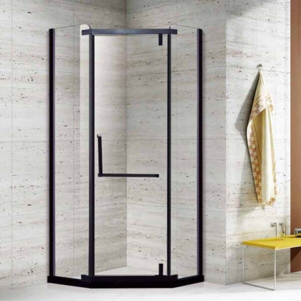 Sliding door hotel shower door
