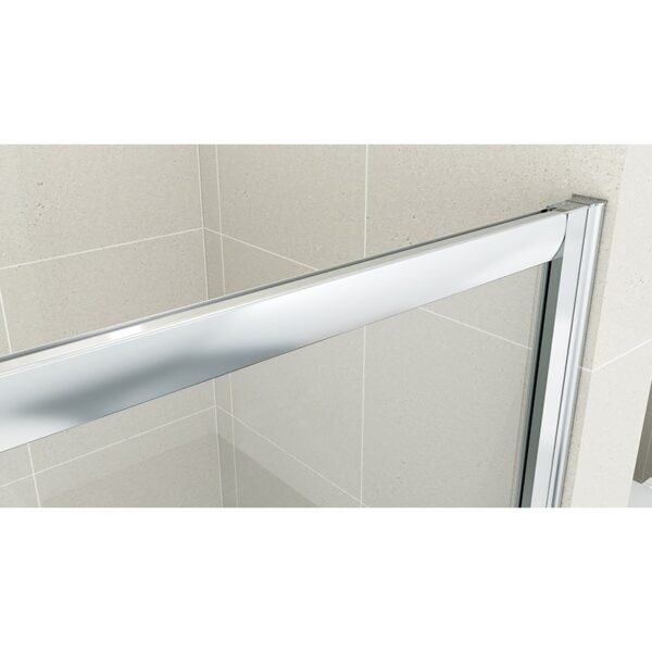Aluminum alloy frame glass shower door