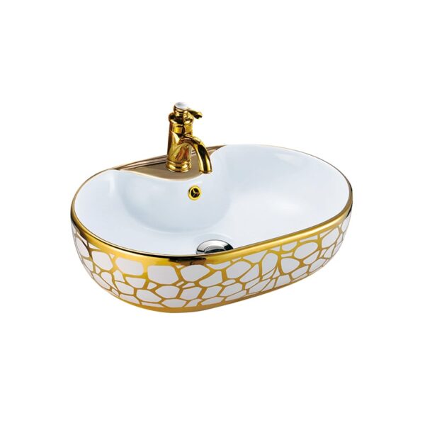 Bathroom Amenities Gold Plated Bathroom Vanity