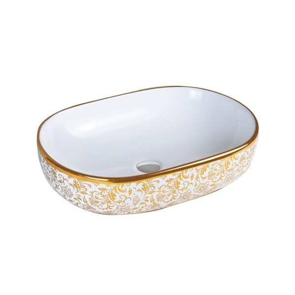 Best Selling Middle East Luxury Gold Basin