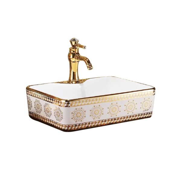 Lavabo en or de luxe le plus vendu au Moyen-Orient