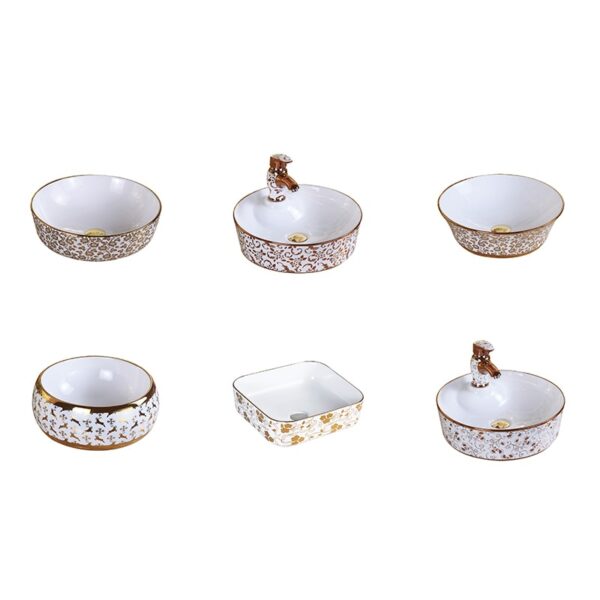 Popular bathroom countertop art basin