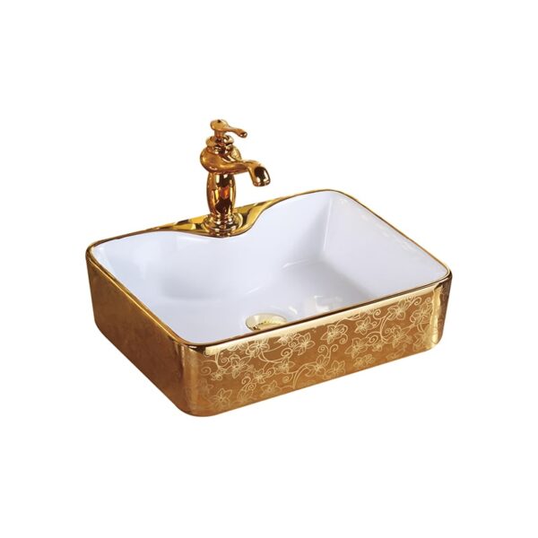 Bathroom Countertop Mounted Sink Ceramic Basin