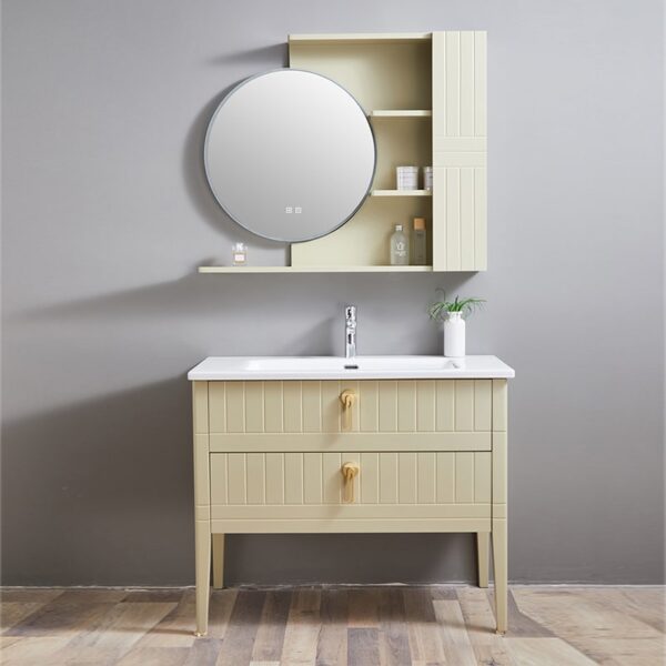 hot sale floor mounted bathroom cabinet