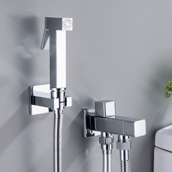Brass Toilet Bidet Spray Handheld Bidet Diaper Set Bathroom Shower Set Sprayer Jet Douche Kit_2