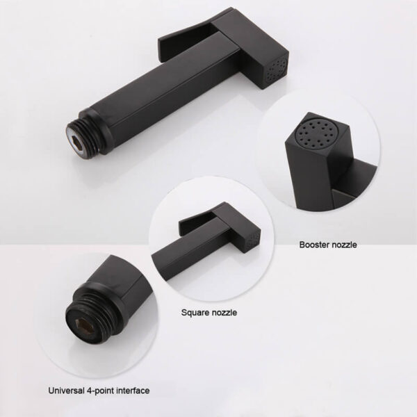 Brass Toilet Bidet Spray Handheld Bidet Diaper Set Bathroom Shower Set Sprayer Jet Douche Kit_7