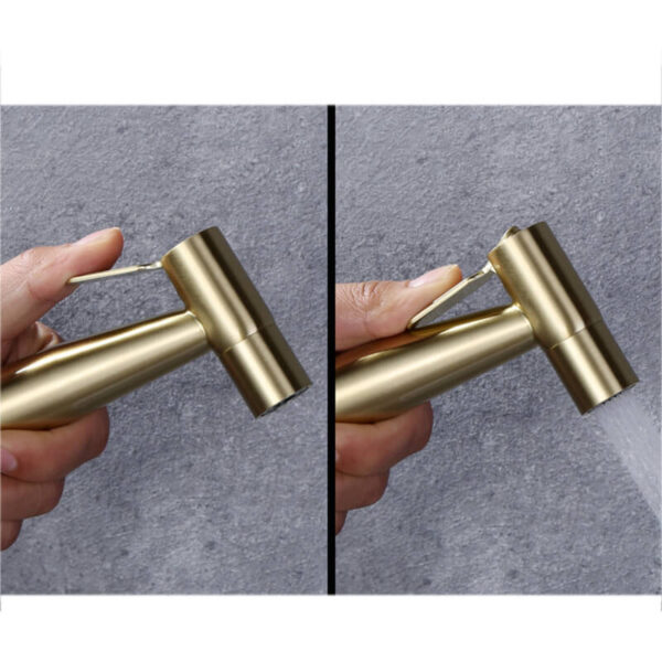 Customized Manufacturer Stable water flow and strong flushing han for hoetl toielts golden